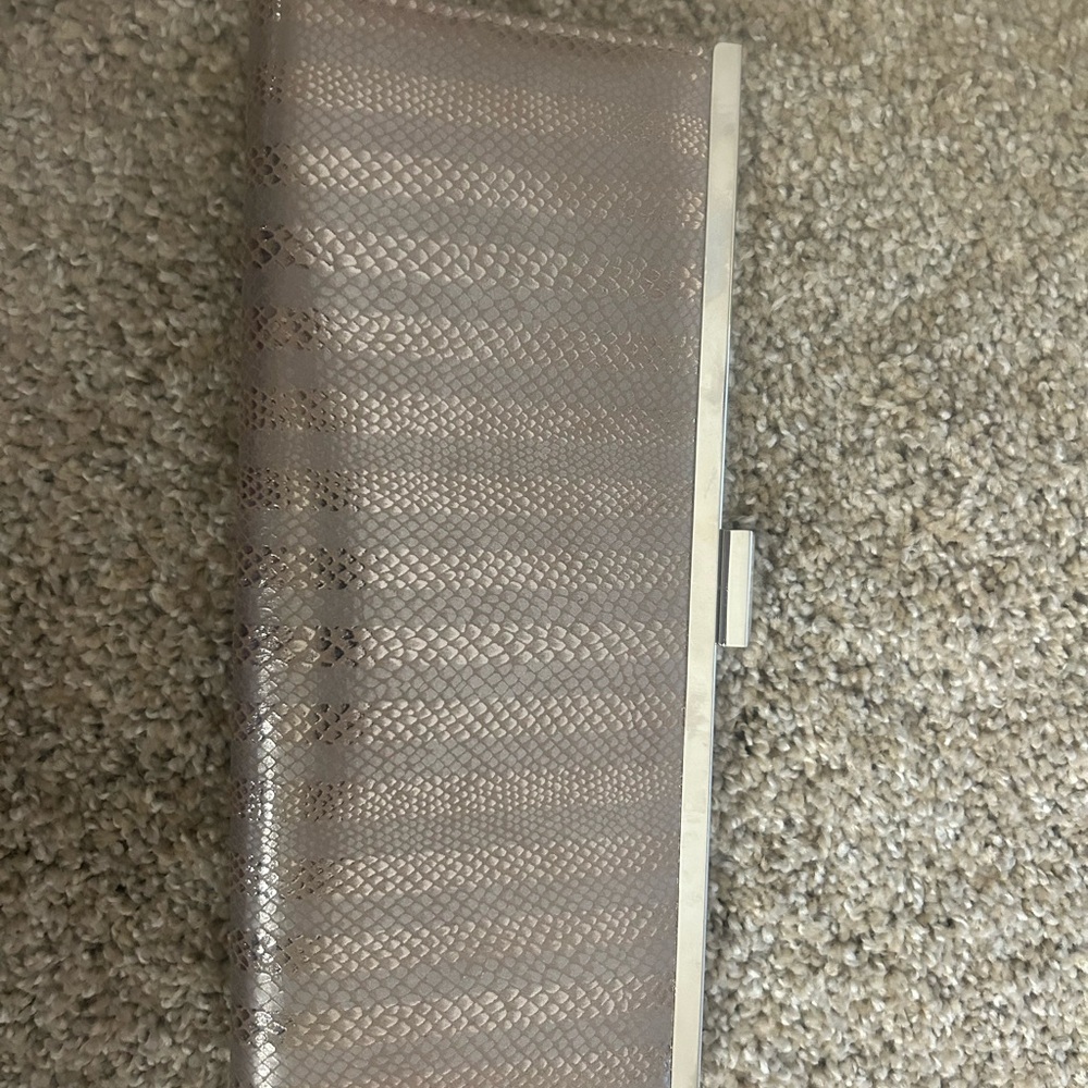 Style & Co Chic Silver Clutch